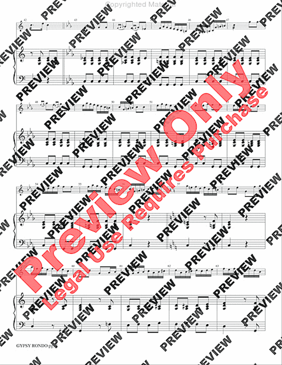 Gypsy Rondo Small Ensemble scores gallery preview page 5