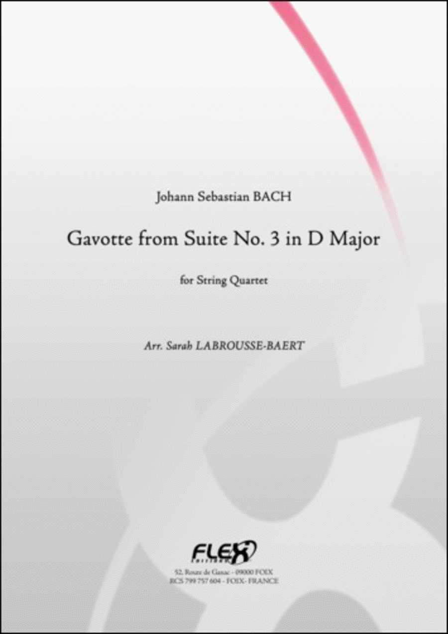 Gavotte From Suite No. 3 In D Major