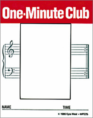 One-Minute Club Cards