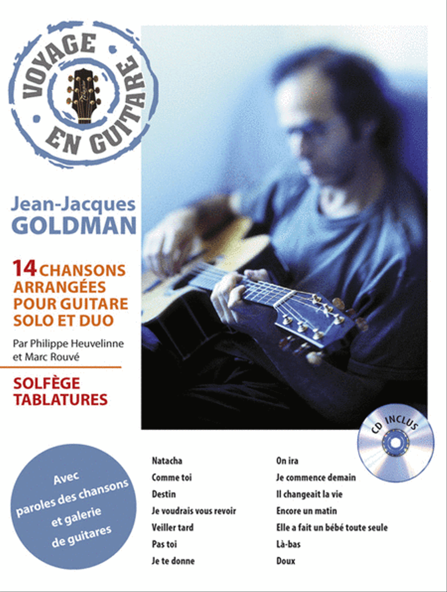 Voyage en Guitare - Jean-Jacques Goldman Guitar scores gallery preview page 1