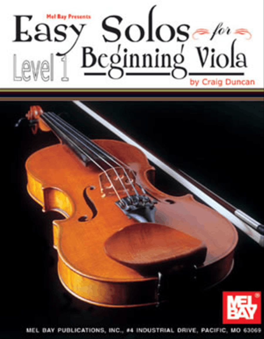 Easy Solos for Beginning Viola Viola Solo scores gallery preview page 1