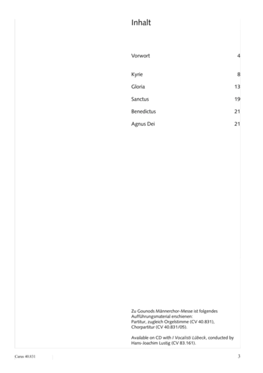 Messe breve no. 5 aux seminaires 3-Part scores gallery preview page 3