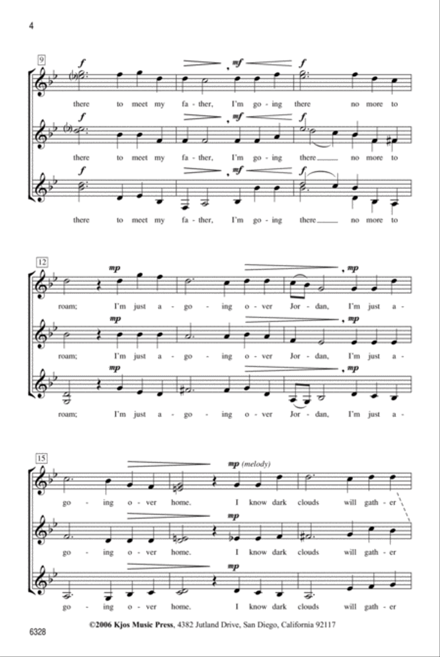 Wayfaring Stranger Wayfaring Stranger SSA scores gallery preview page 4