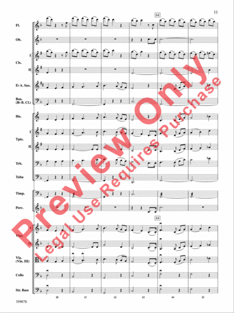 Nocturne Nocturne Full Orchestra scores gallery preview page 12