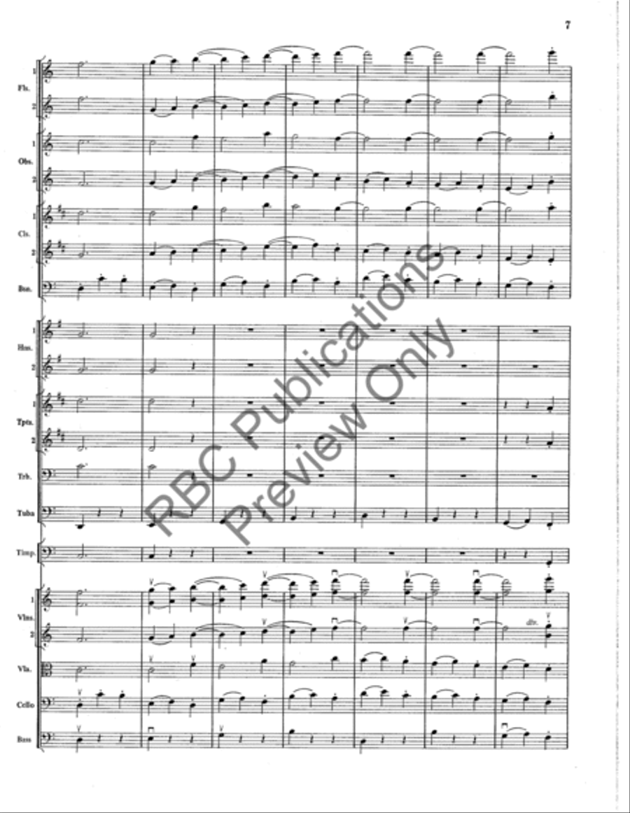 Scherzo From Serenade No. 1 Full Orchestra scores gallery preview page 8