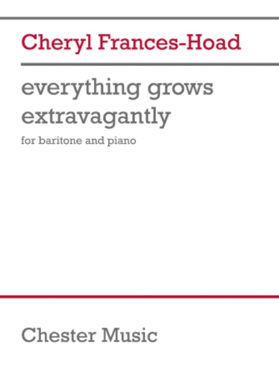 Everything Grows Extravagantly Baritone Horn scores gallery preview page 1