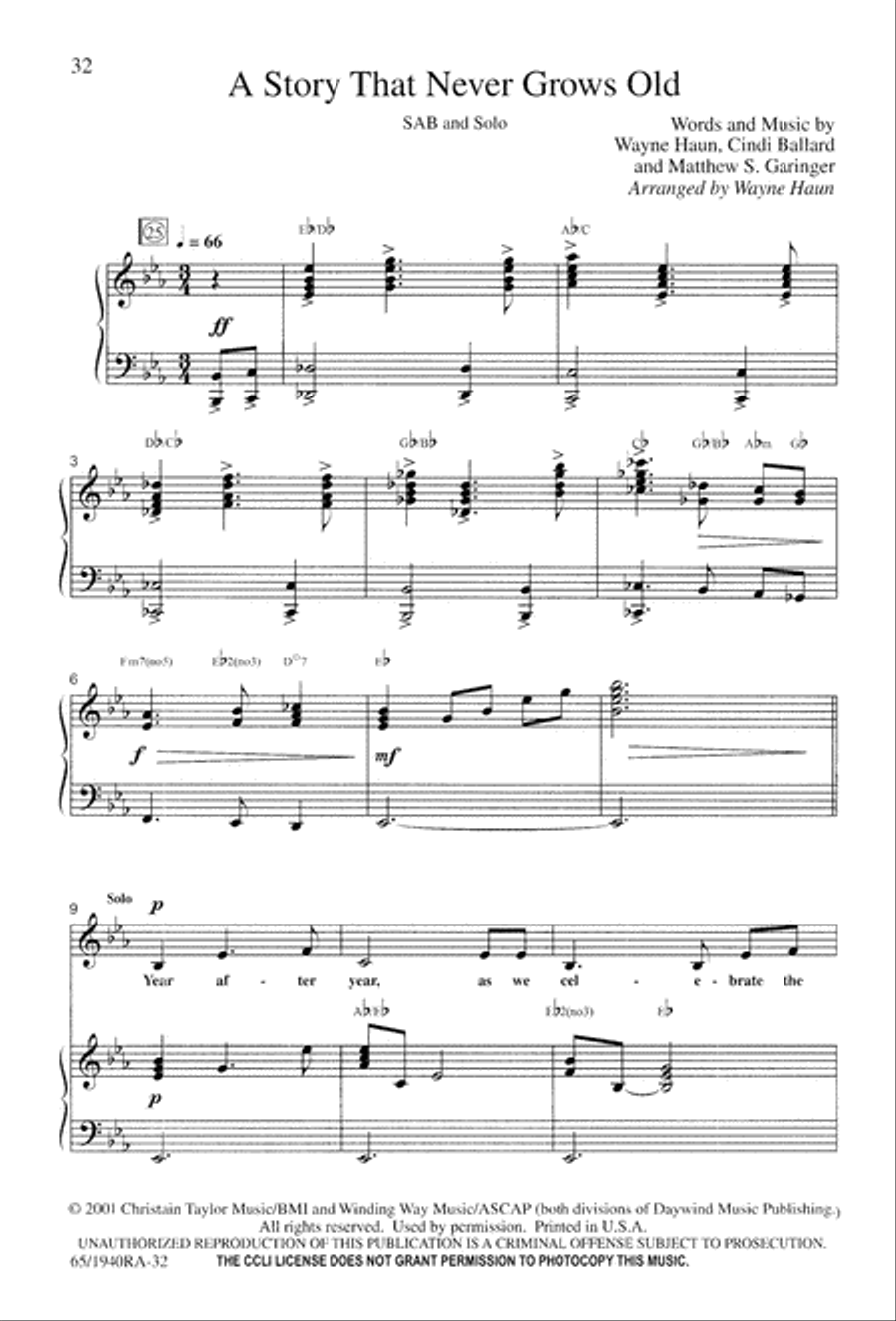 We Will Know Peace 3-Part scores gallery preview page 34