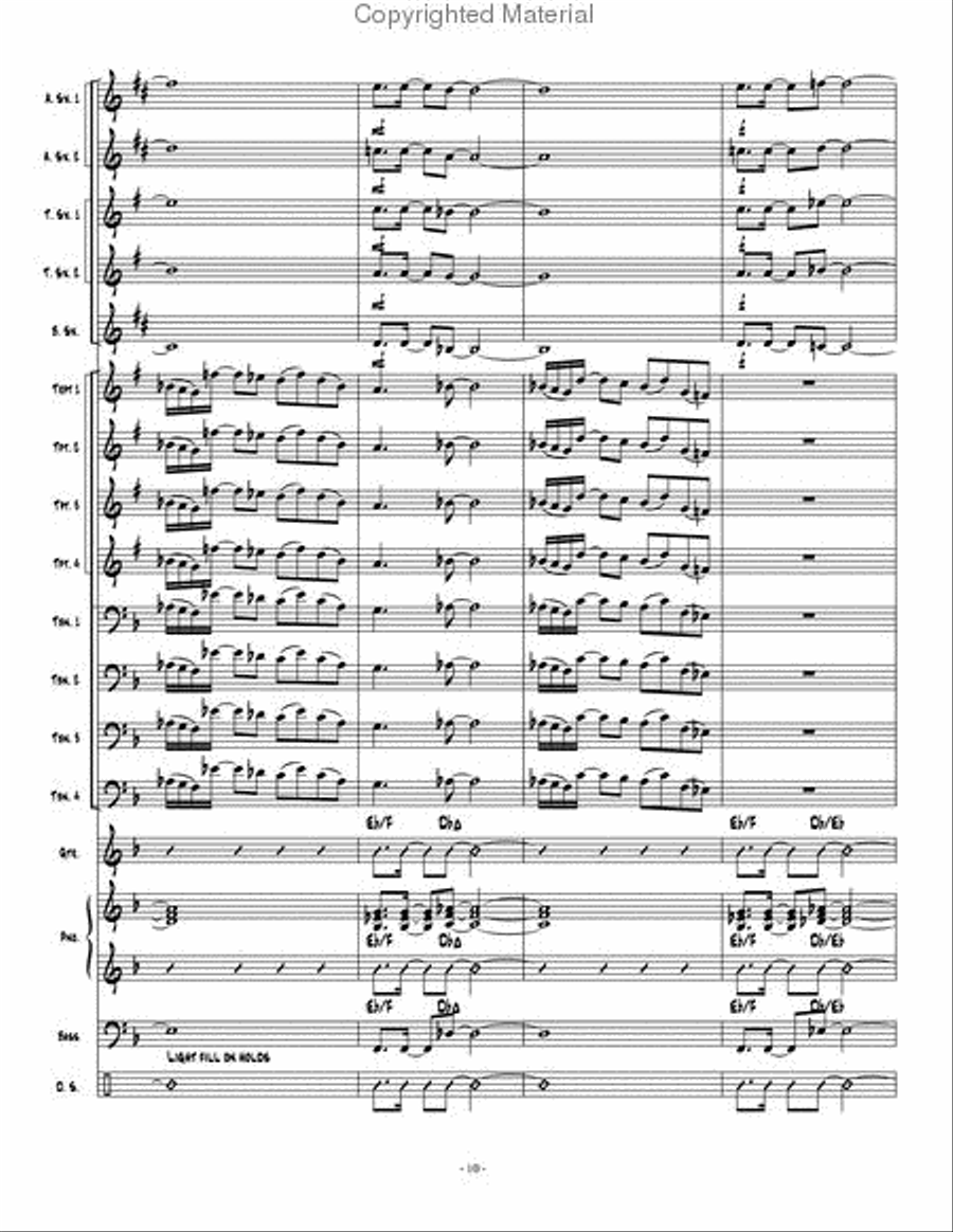 On The Road Jazz Ensemble scores gallery preview page 11