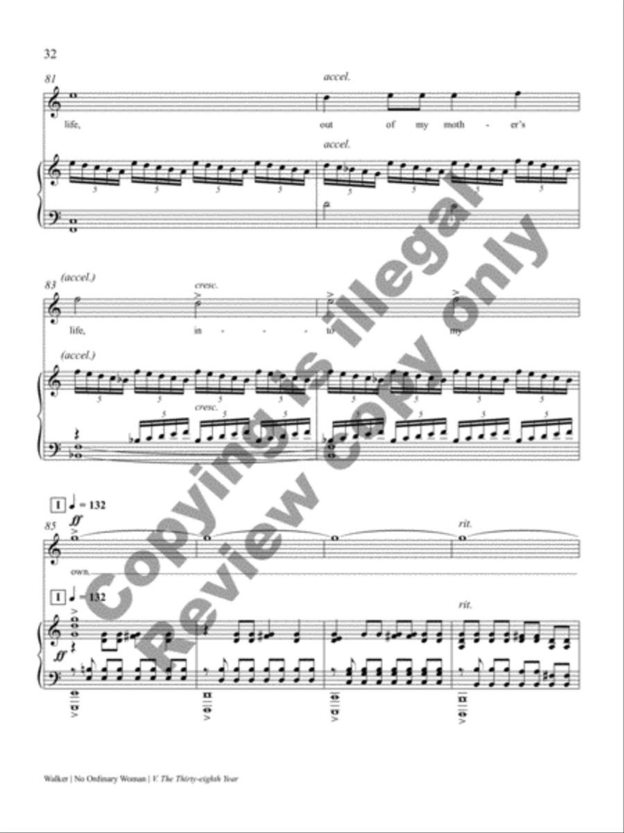 No Ordinary Woman! Soprano Voice scores gallery preview page 42
