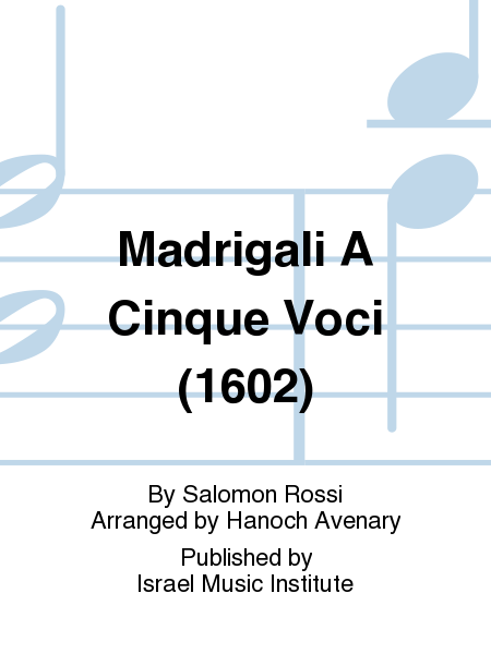 Madrigali A Cinque Voci (1602)
