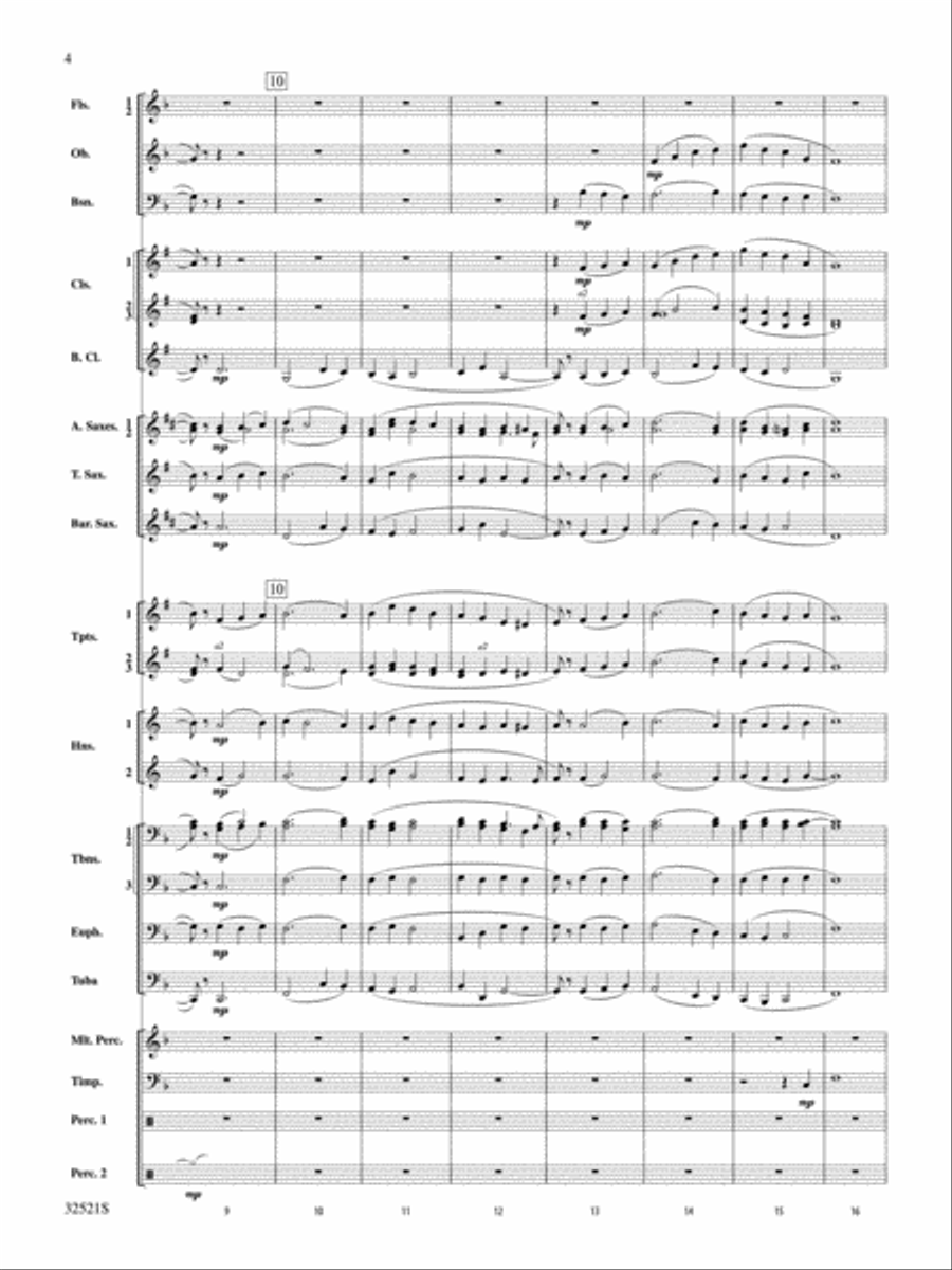 A Percy Grainger Portrait Concert Band scores gallery preview page 3