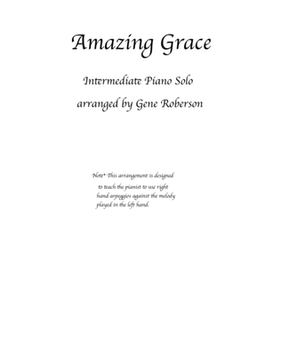 Book cover for Amazing Grace Intermediate Piano