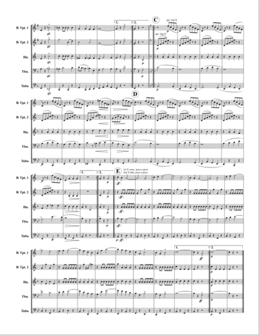 Manhattan Beach Brass Quintet scores gallery preview page 2