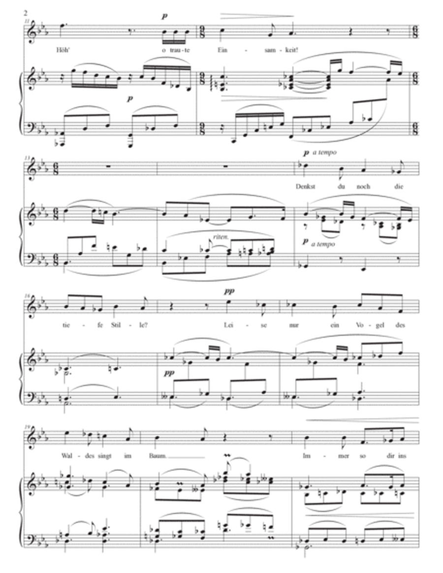 MÜLLER-HERMANN: Weisst du noch, Op. 2 no. 2 (transposed to E-flat major)
