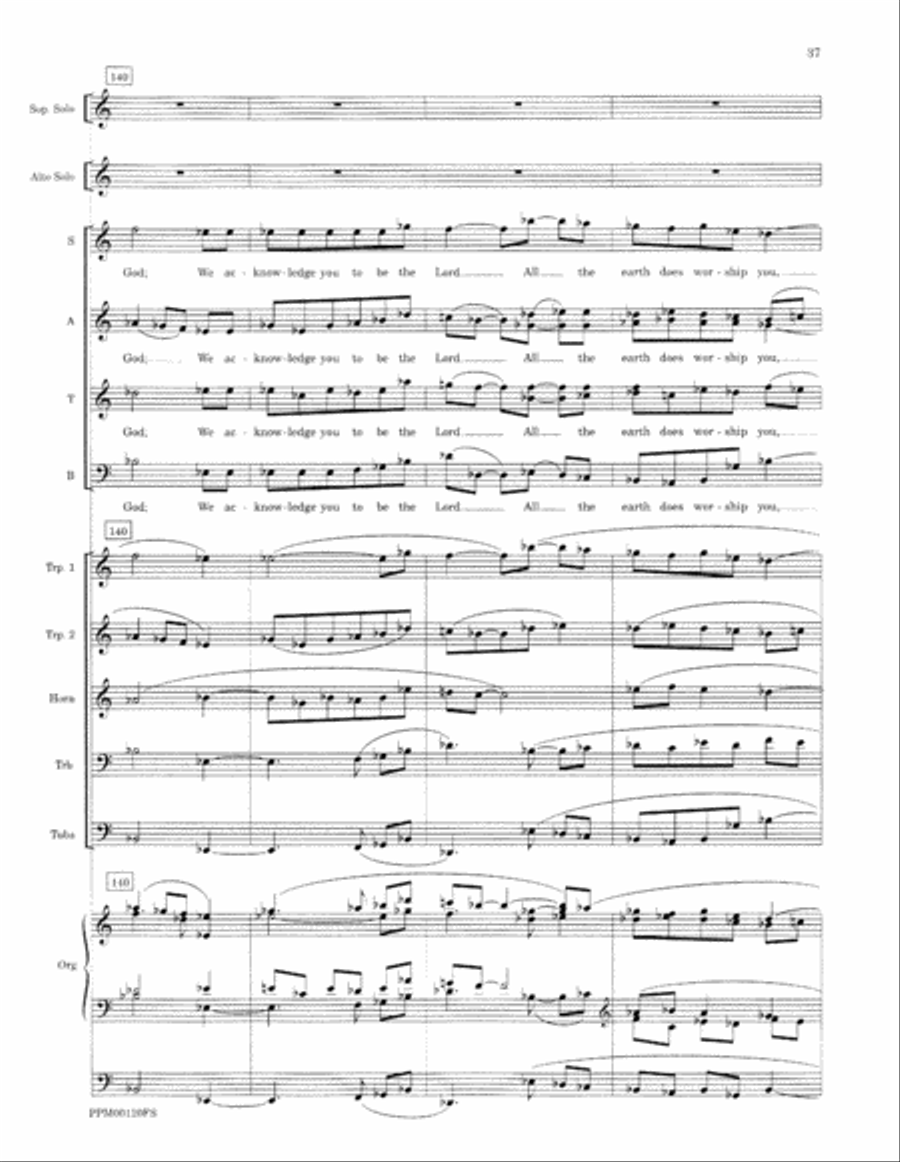Transfiguration: An Ecumenical Mass - Full Score Divisi scores gallery preview page 40