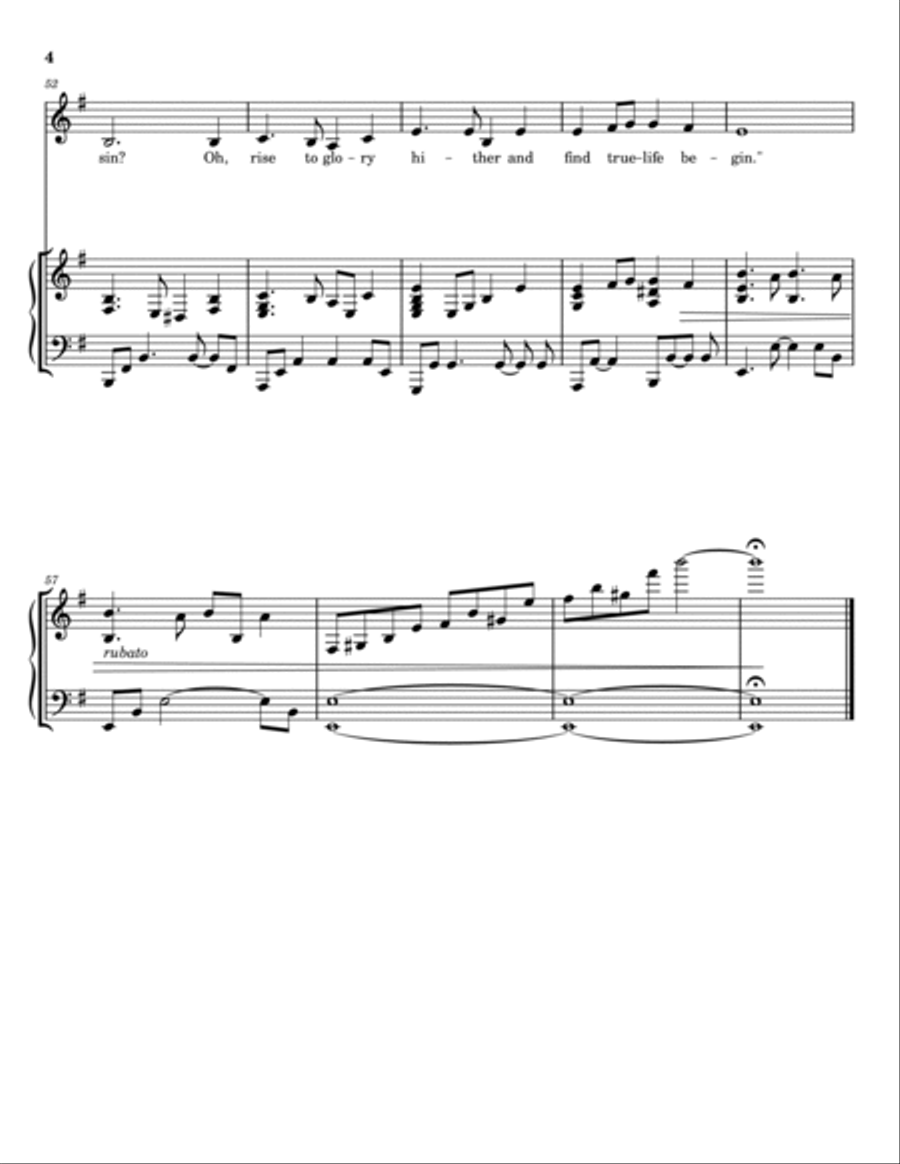The Leaves Around Me Falling [E Minor] Voice scores gallery preview page 5