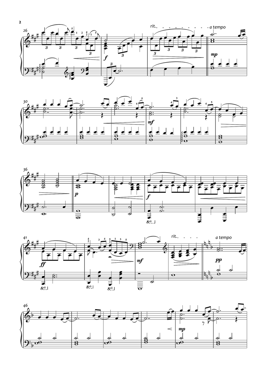 A New Home Piano Solo scores gallery preview page 2
