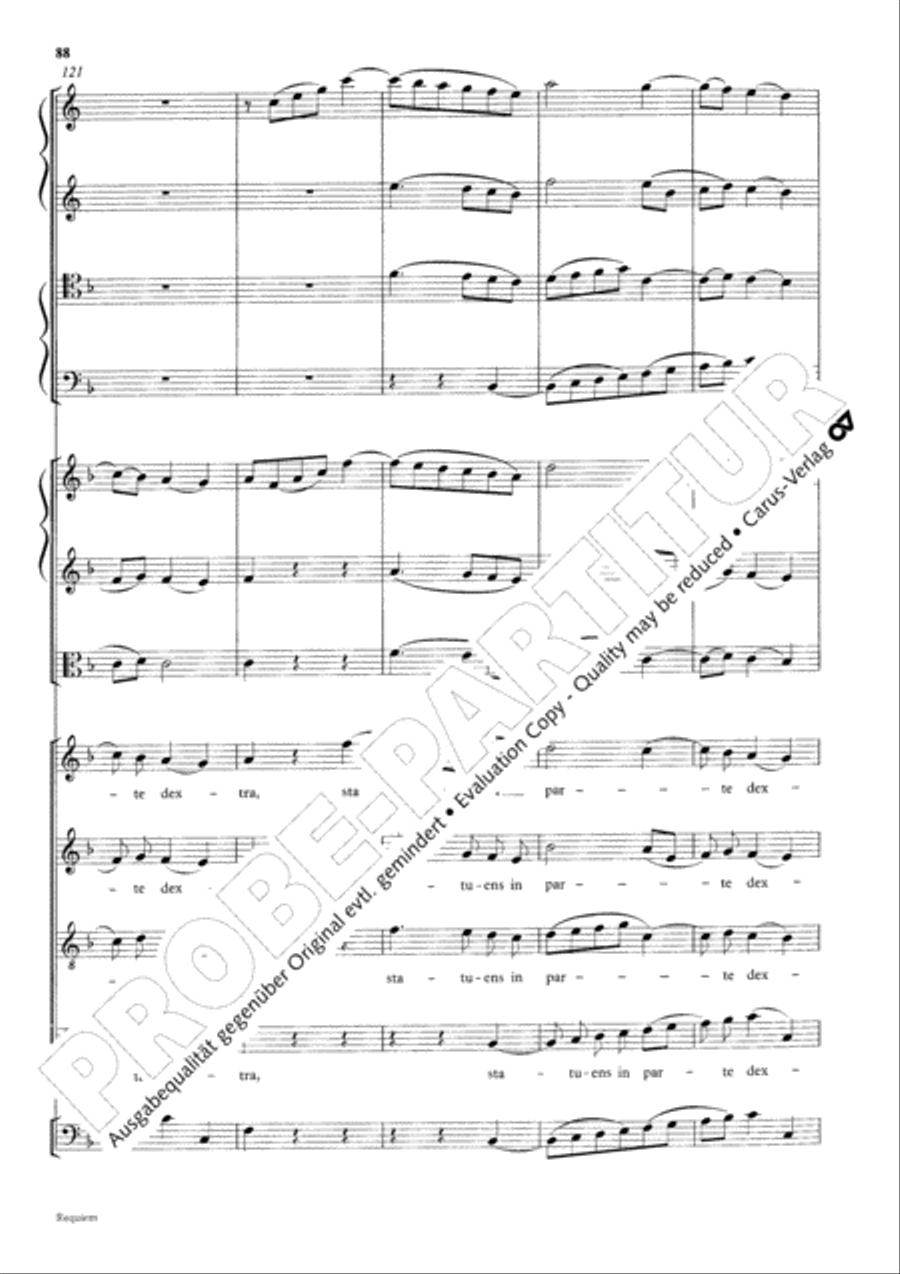 Requiem Requiem 4-Part scores gallery preview page 95