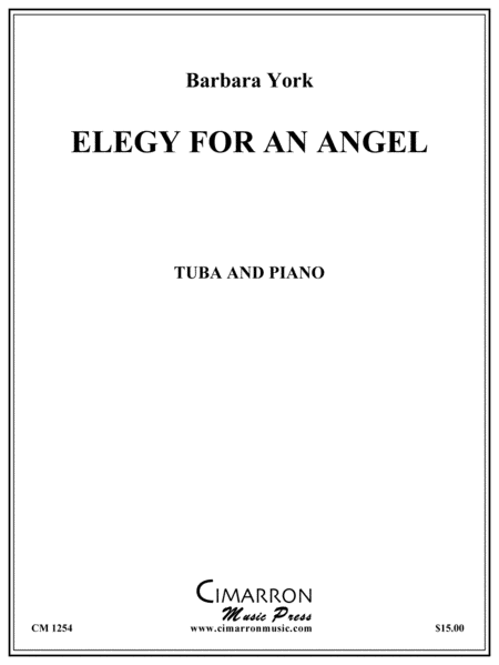 Elegy for an Angel by Barbara York Tuba - Sheet Music