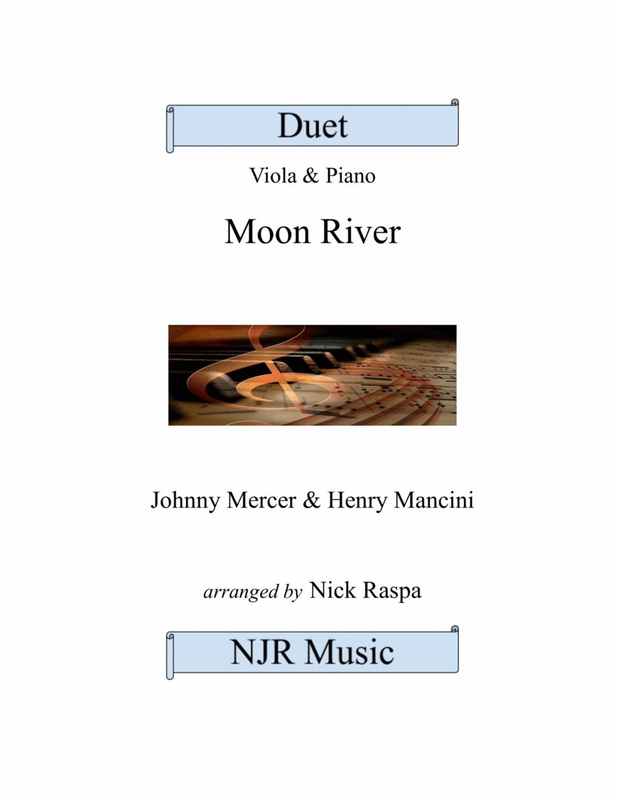 Moon River Viola scores gallery preview page 1