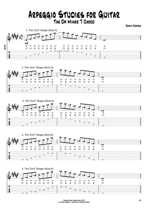 Arpeggio Studies for Guitar - The D# Minor 7 Chord