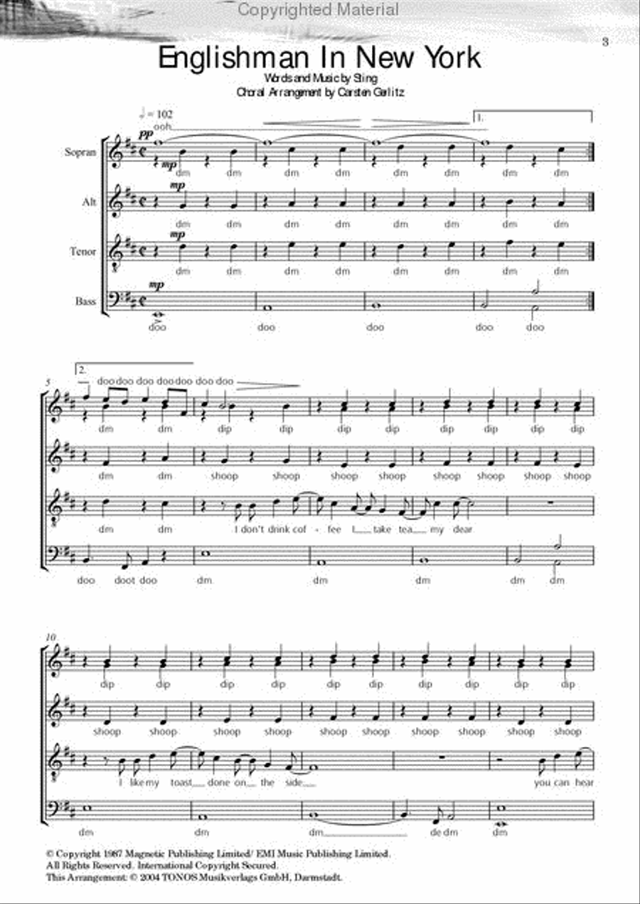 Fields of Gold SSATB scores gallery preview page 2