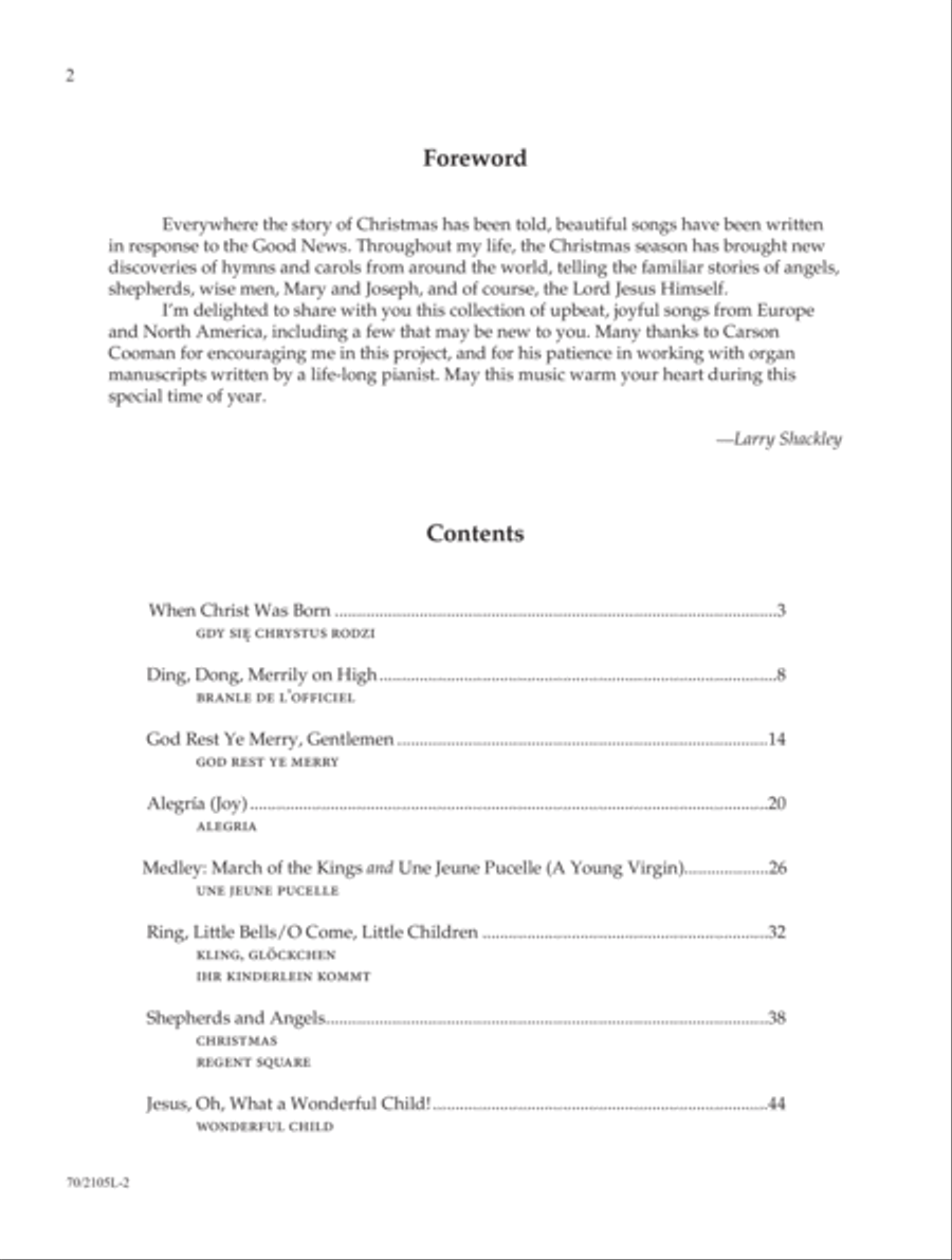 When Christ Was Born When Christ Was Born Organ Solo scores gallery preview page 2