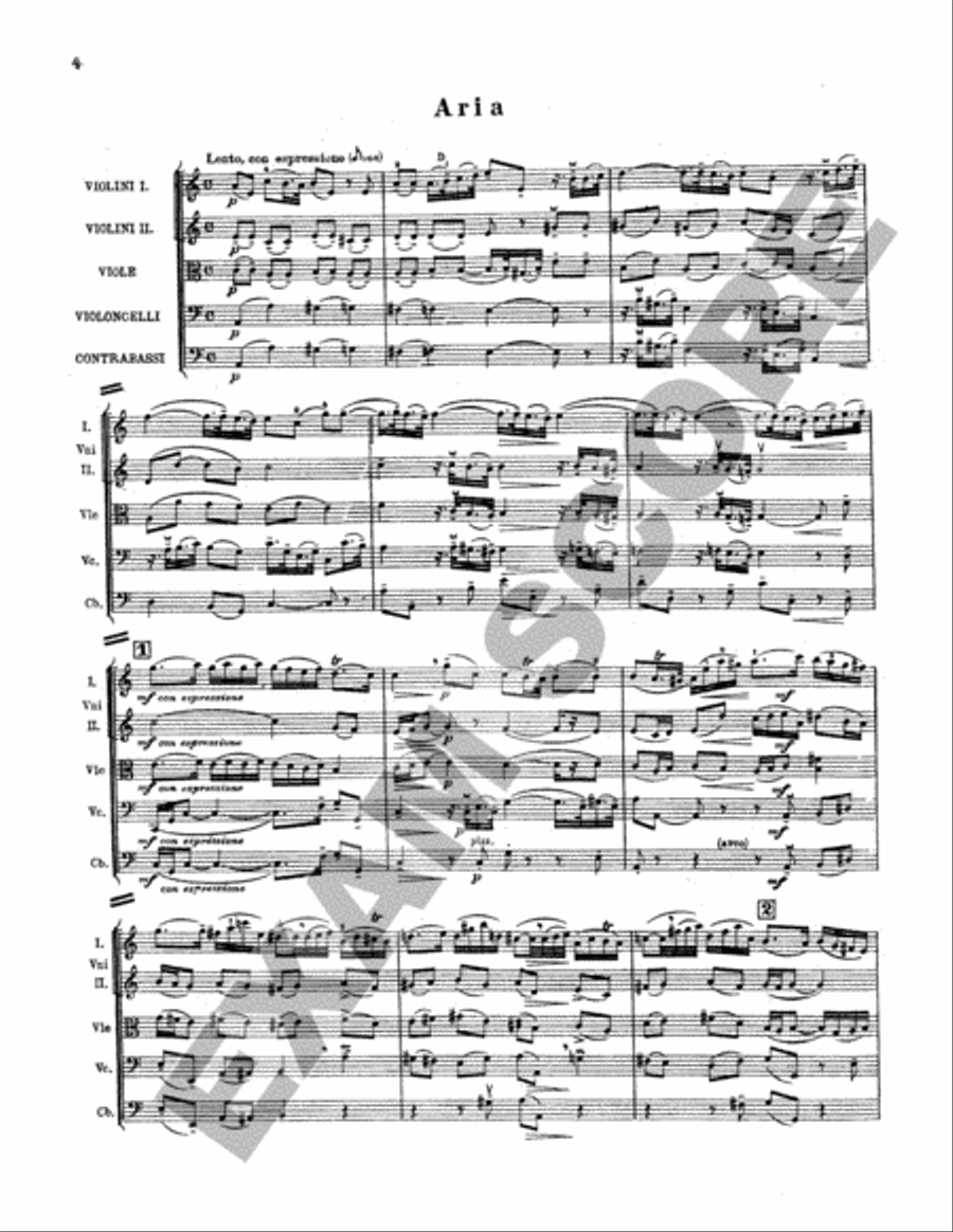 Introduzione, aria, presto in a Violin Solo scores gallery preview page 4