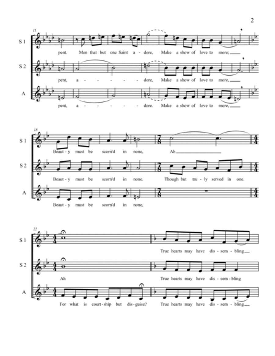 Advice to a Girl A Cappella scores gallery preview page 2