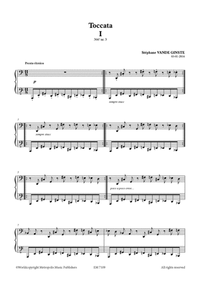 Complete 366' - Book 6: Toccata's for Piano Solo