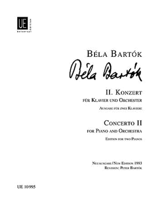 Book cover for Bartók Piano Concerto 2 *Canad