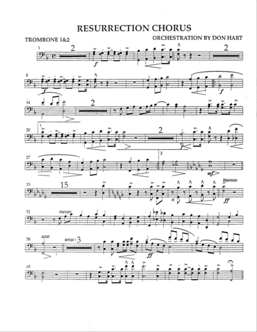 Resurrection Chorus Choir scores gallery preview page 5