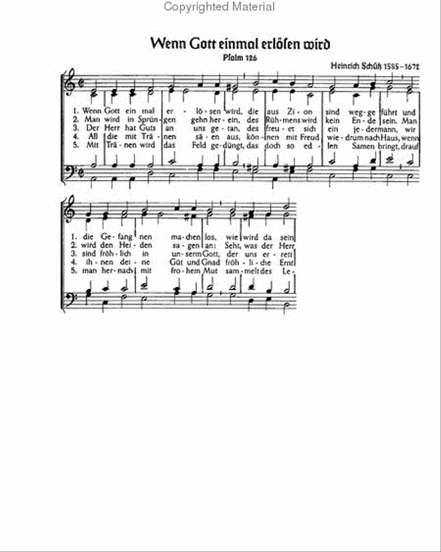 Aus meines Herzens Grunde; Den Herren lobt; Wenn Gott einmal Score scores gallery preview page 3
