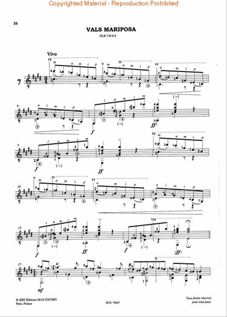 Valses Poéticos Acoustic Guitar scores gallery preview page 4