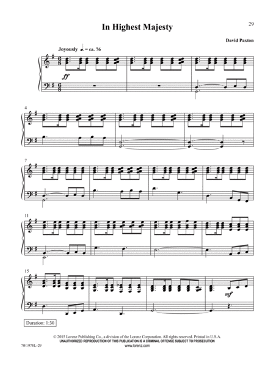 The Church Pianist's Library, Vol. 18 Piano Solo scores gallery preview page 12