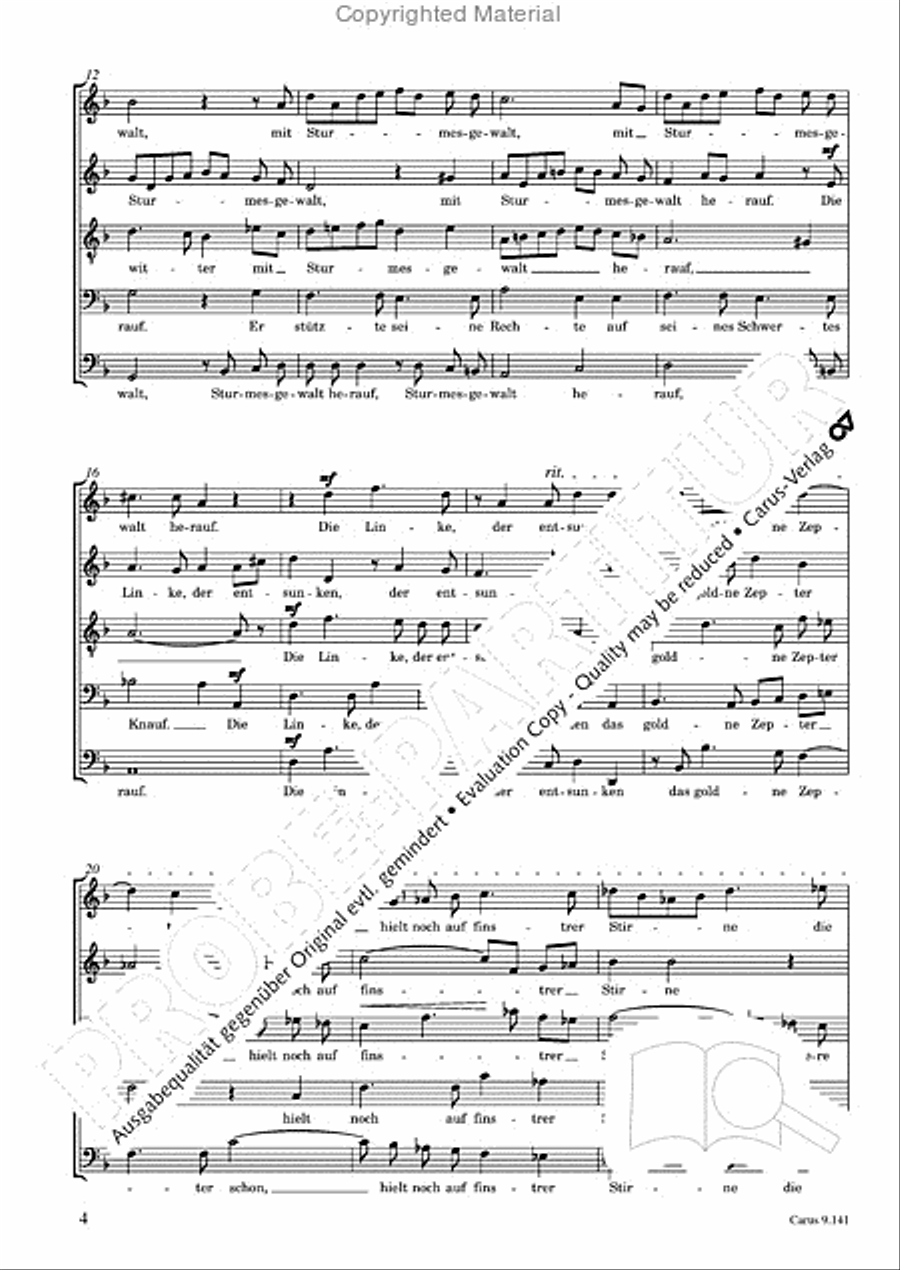 Nietzsche / Gottwald: Zwei Lieder aus dem Nachlasse Choir scores gallery preview page 5