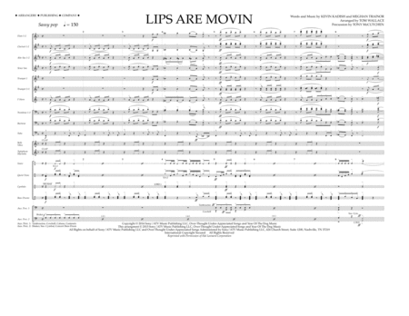 Lips Are Movin - Full Score