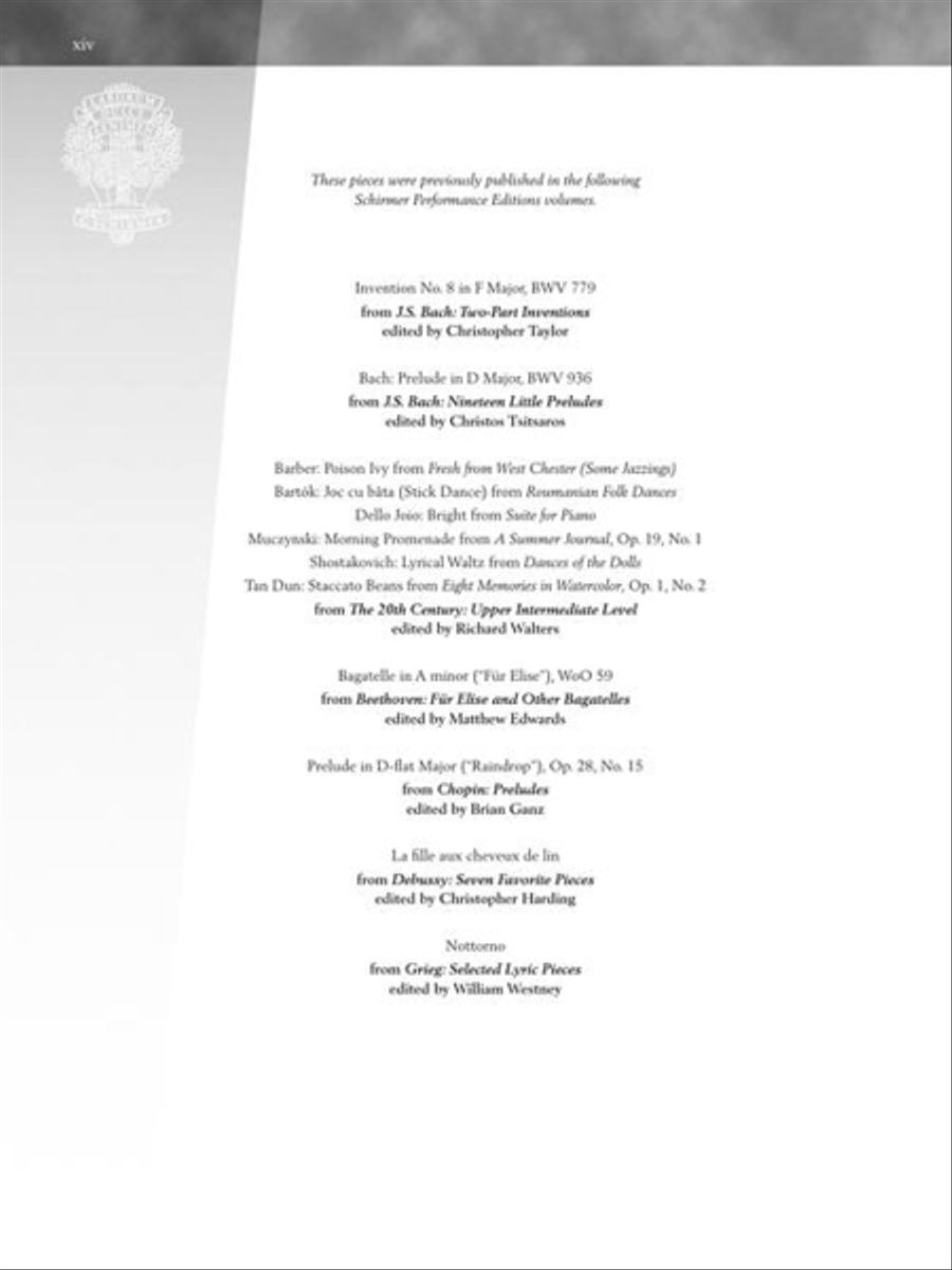 Baroque to Modern: Upper Intermediate Level Piano Solo scores gallery preview page 8