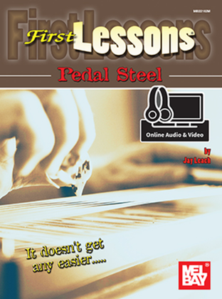 Book cover for First Lessons Pedal Steel