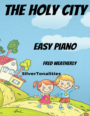 The Holy City Easy Piano Standard Notation Sheet Music