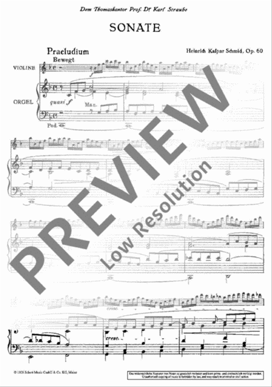 Sonata Violin scores gallery preview page 4