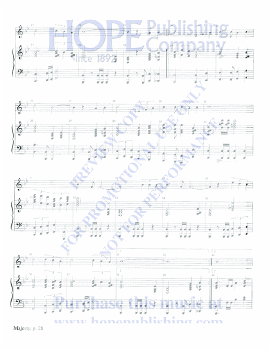 Praise Him with Instruments Orchestra scores gallery preview page 30