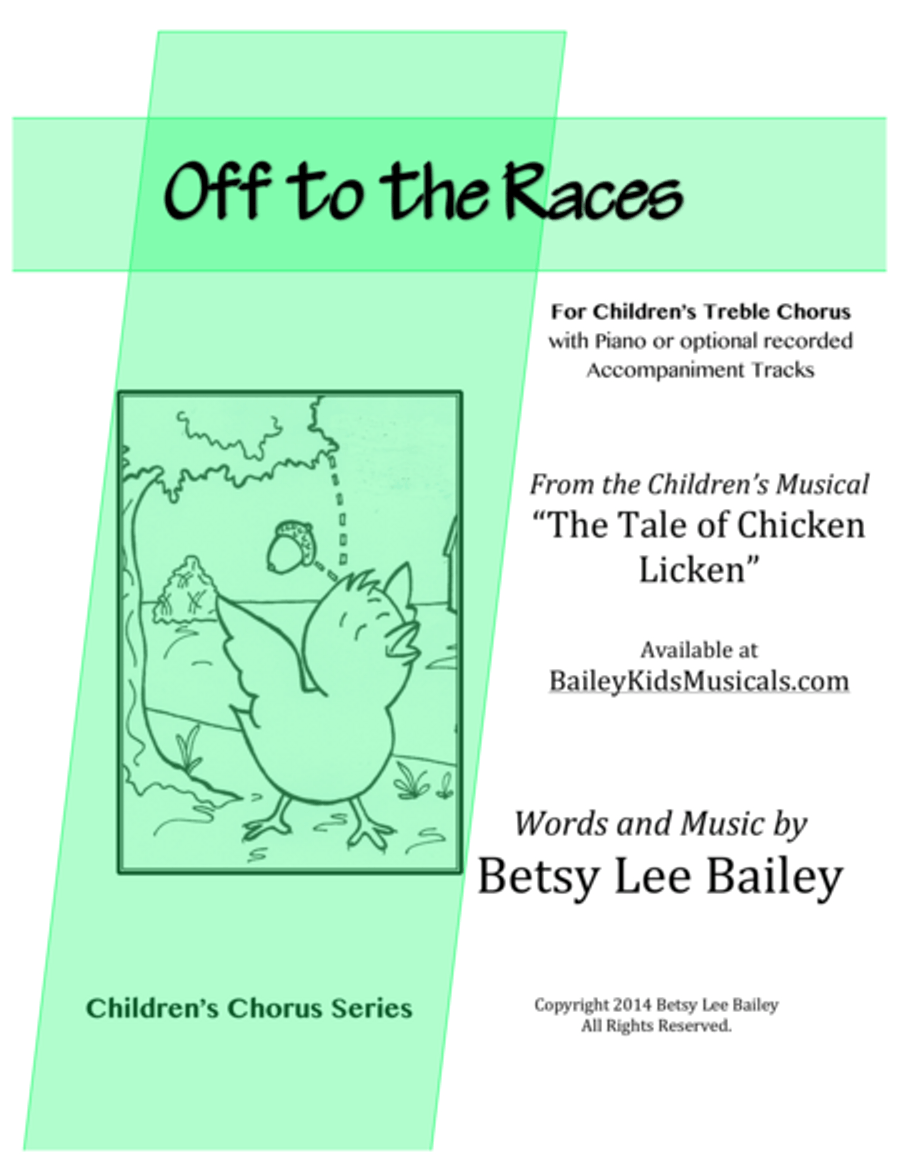 Off to the Races Unison Choir scores gallery preview page 1
