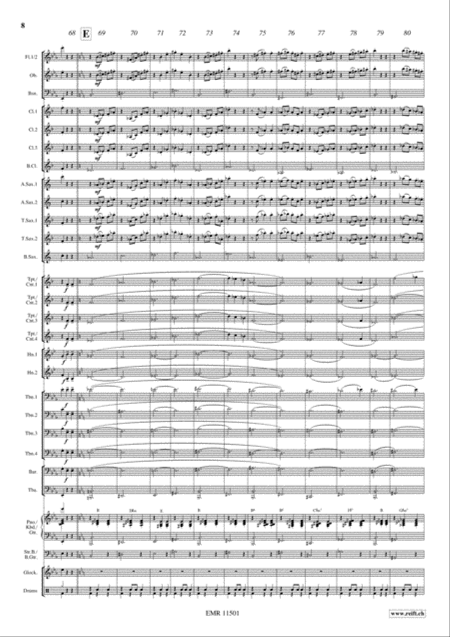 Love In Vienna Concert Band scores gallery preview page 9