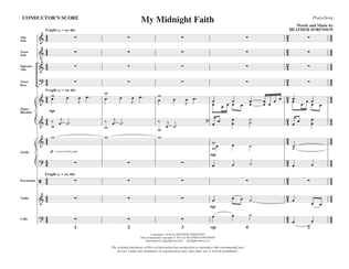 Book cover for My Midnight Faith - Full Score