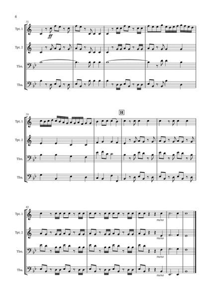 Hallelujah Chorus from Messiah - Brass Quartet image number null