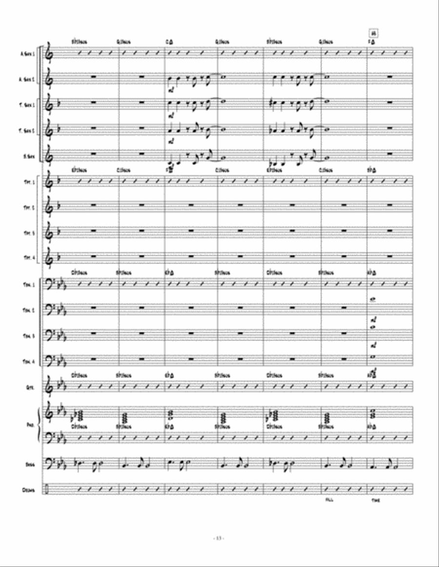 Speed Shift Speed Shift Jazz Ensemble scores gallery preview page 14