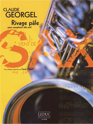 Book cover for Georgel Claude Rivage Pale Alto Saxophone Book