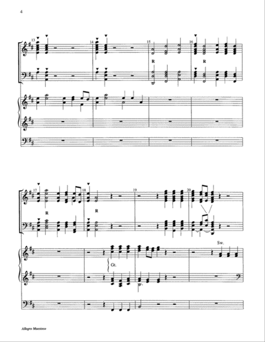 Allegro Maestoso 5-Octaves scores gallery preview page 14