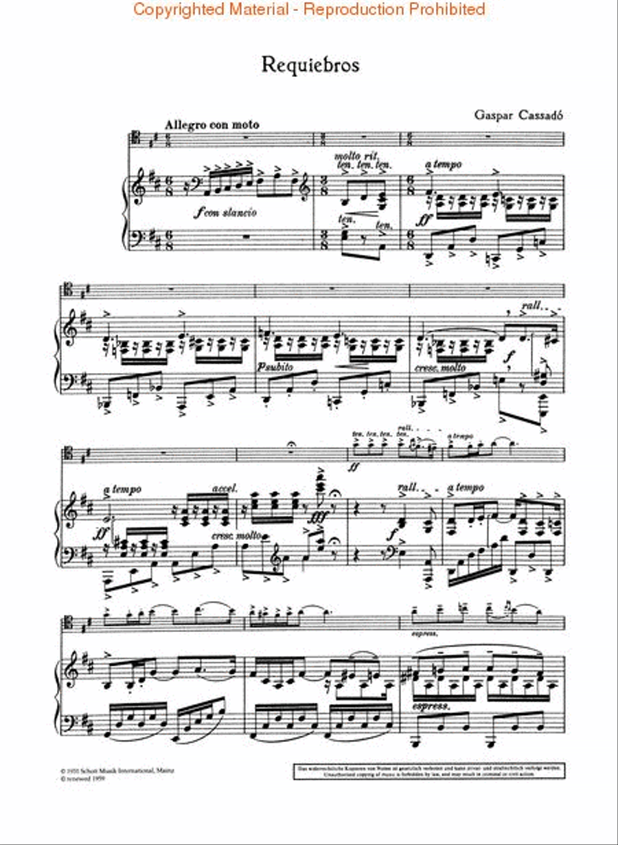 Requiebros Piano Accompaniment scores gallery preview page 2